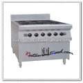 K396 Kitchen Equipment With Cabinet 6 Burners Gas Cooking Range